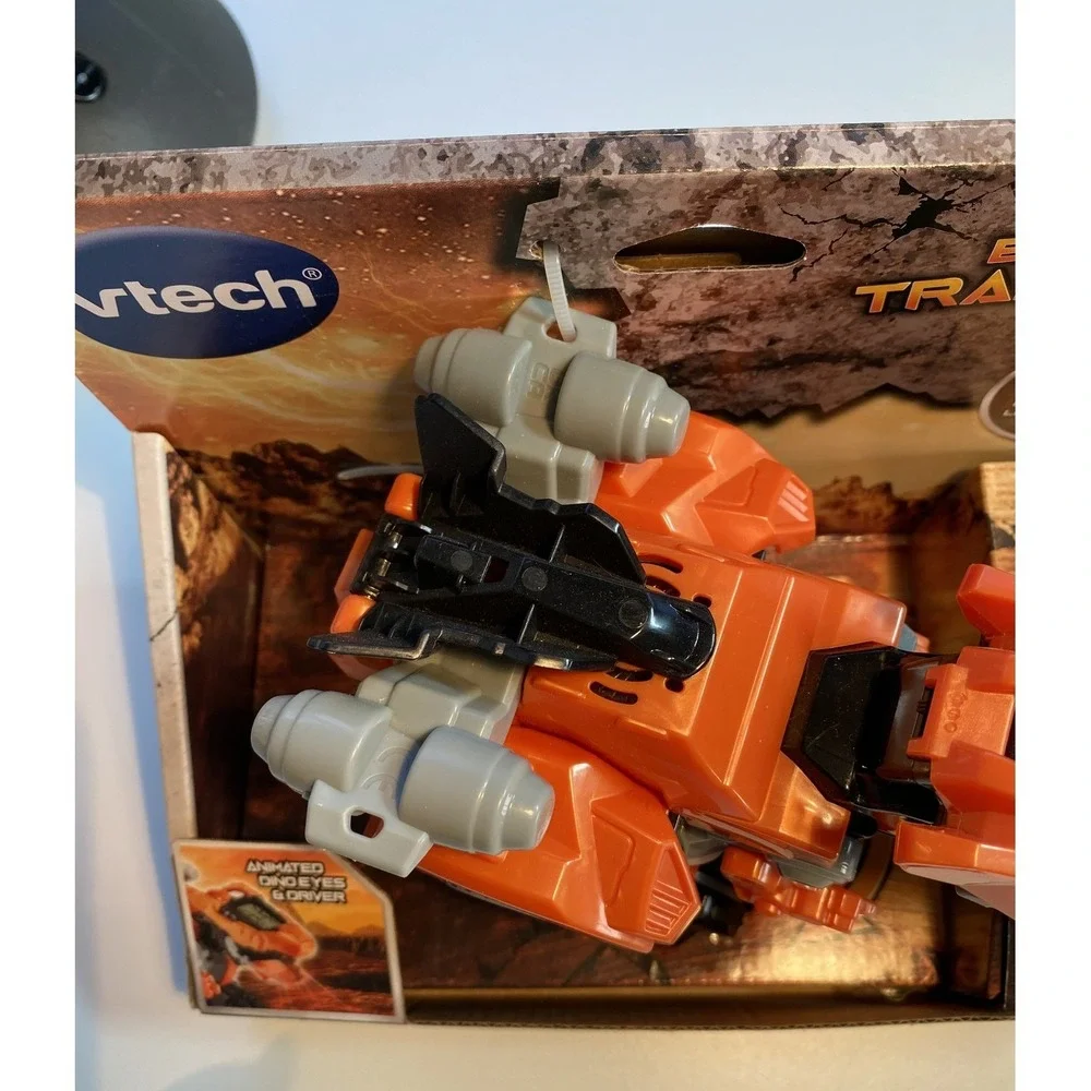 VTech Switch & Go T-Rex‎ Race Car Toy Animated Dino Eyes Light Up Effects Age 4+